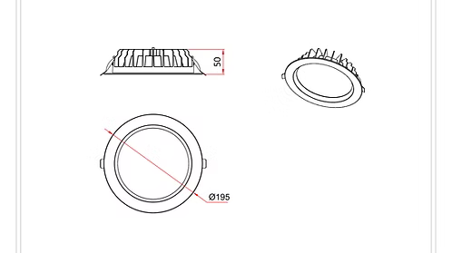 3A 20W COB Downlight DL2005