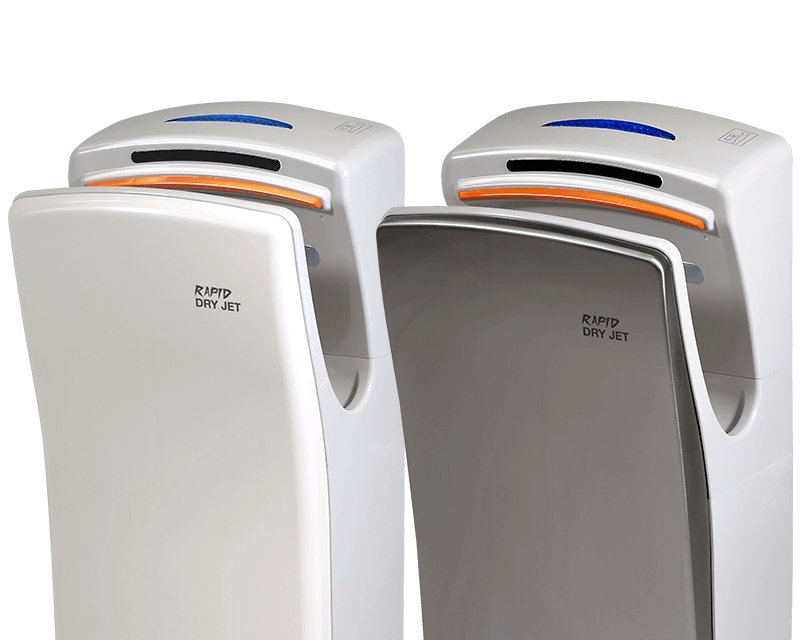 210m³/hr Rapid Jet Blade Hand Dryer DC MTR - Mases LightingFantech