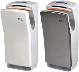 210m³/hr Rapid Jet Blade Hand Dryer DC MTR - Mases LightingFantech