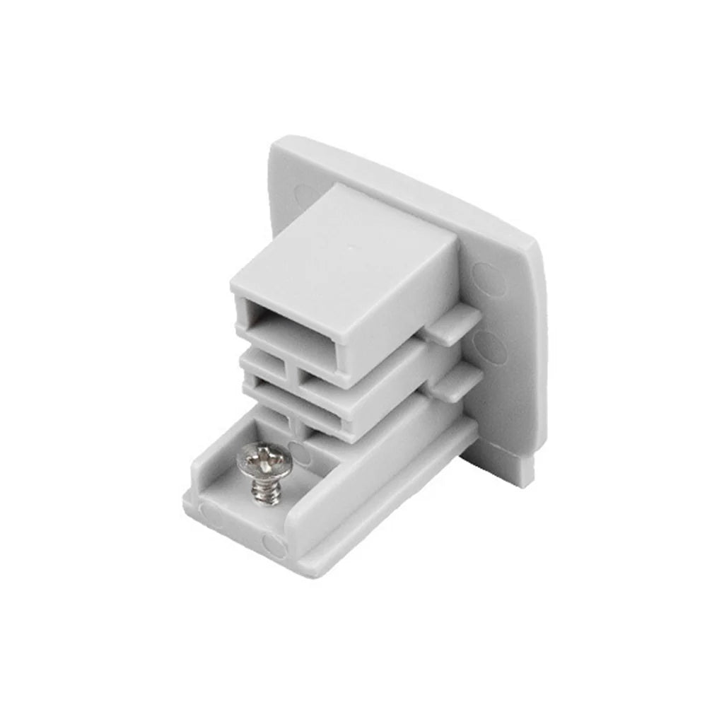 3 Circuit Track Dead End Adaptor in Black, White or Silver - Mases LightingTrend Lighting