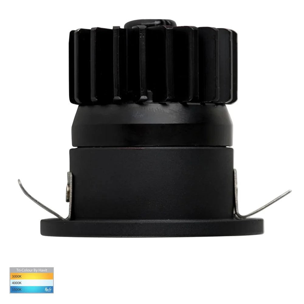 38mm Niche LED Downlight 3w Black, White CCT CRI 90+ HV5702T Havit Lighting - Mases LightingHavit Lighting