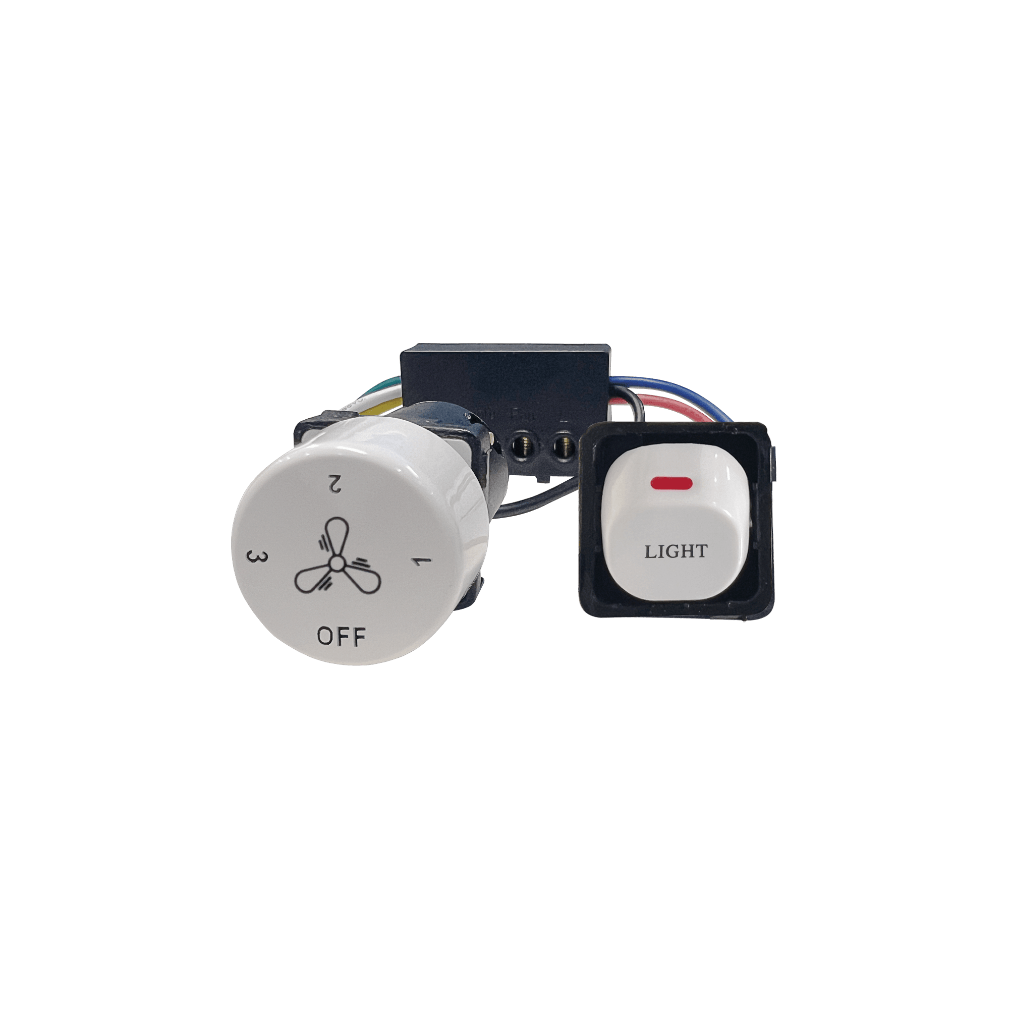 48" Legend DC Ceiling Fan Matt White With light or Without Light | Martec Lighting