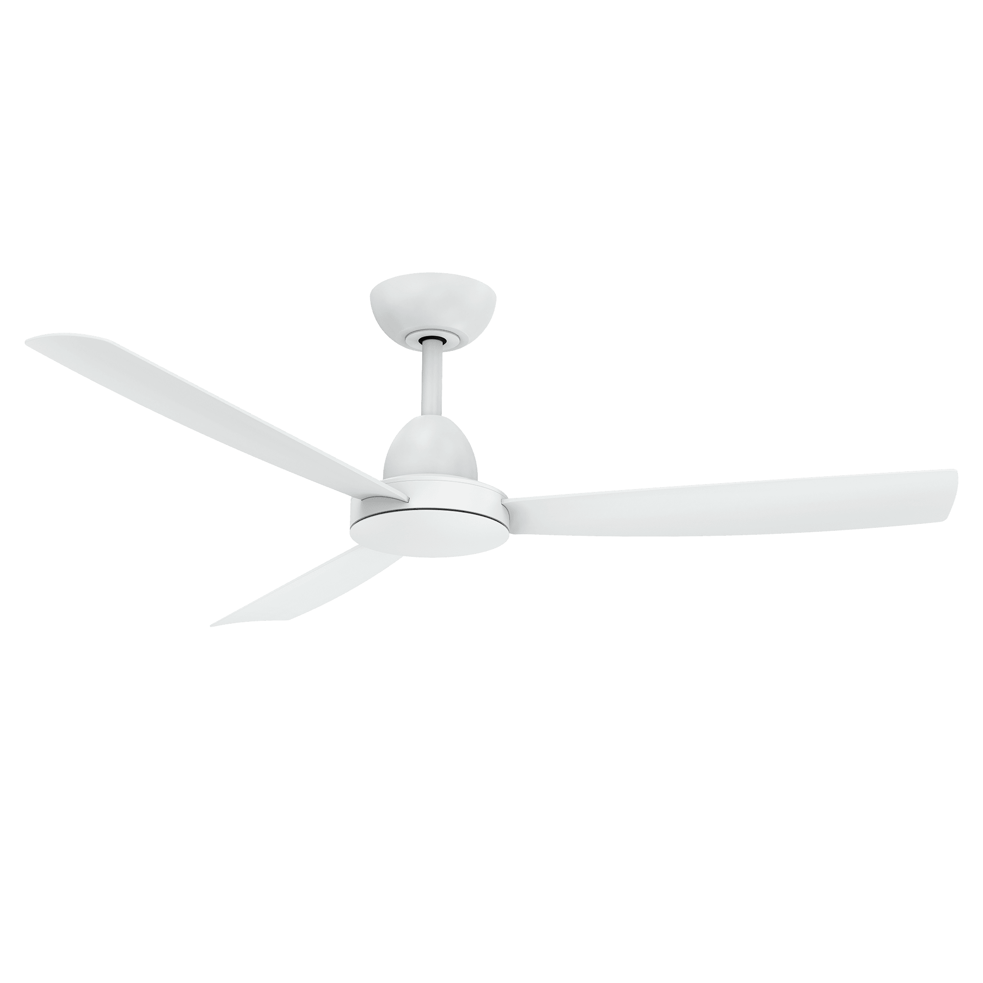 48" Legend DC Ceiling Fan Matt White With light or Without Light | Martec Lighting