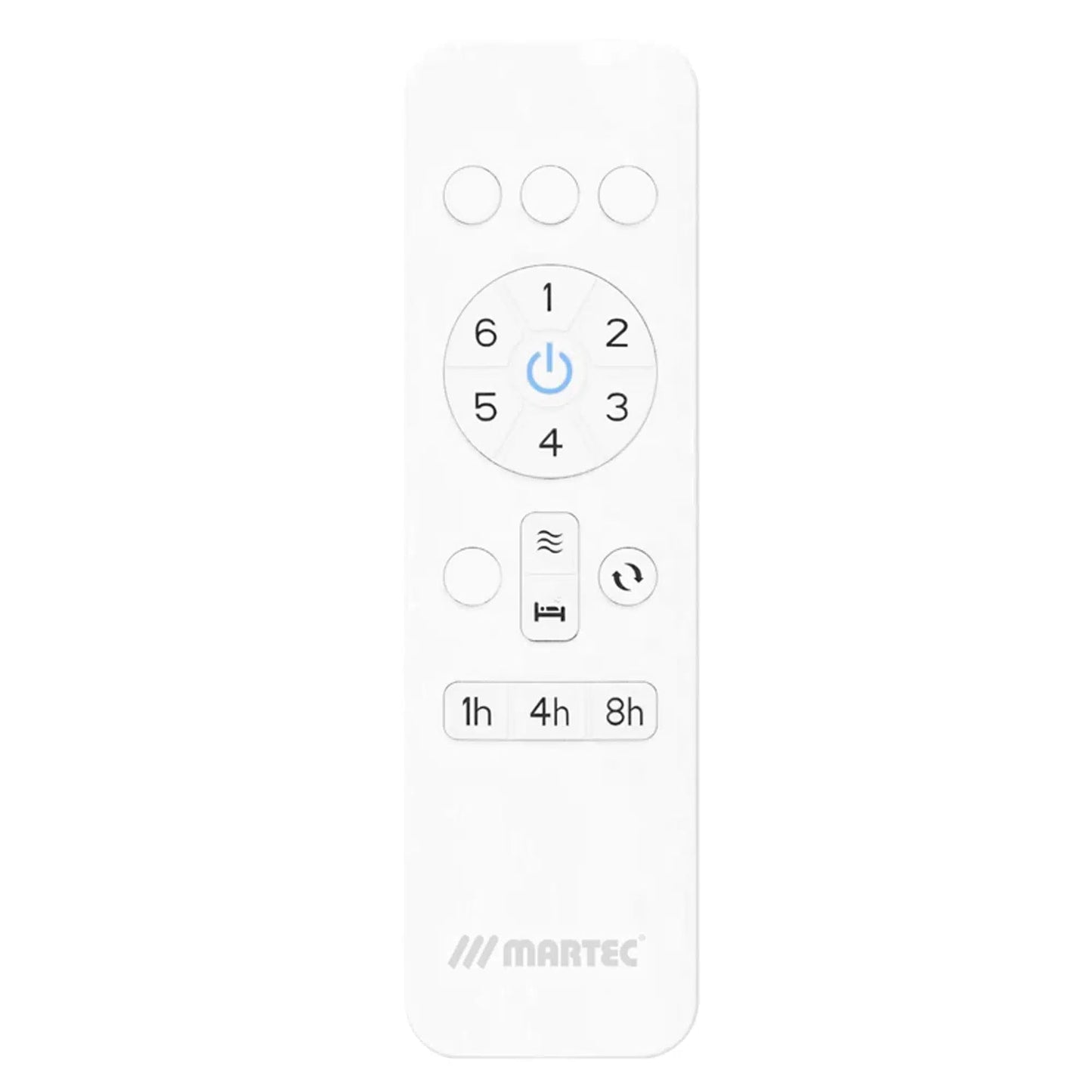 48" or 52" Viper DC Ceiling Fan Black Matt or White Matt 4 Blade by Martec Lighting - Mases LightingMartec