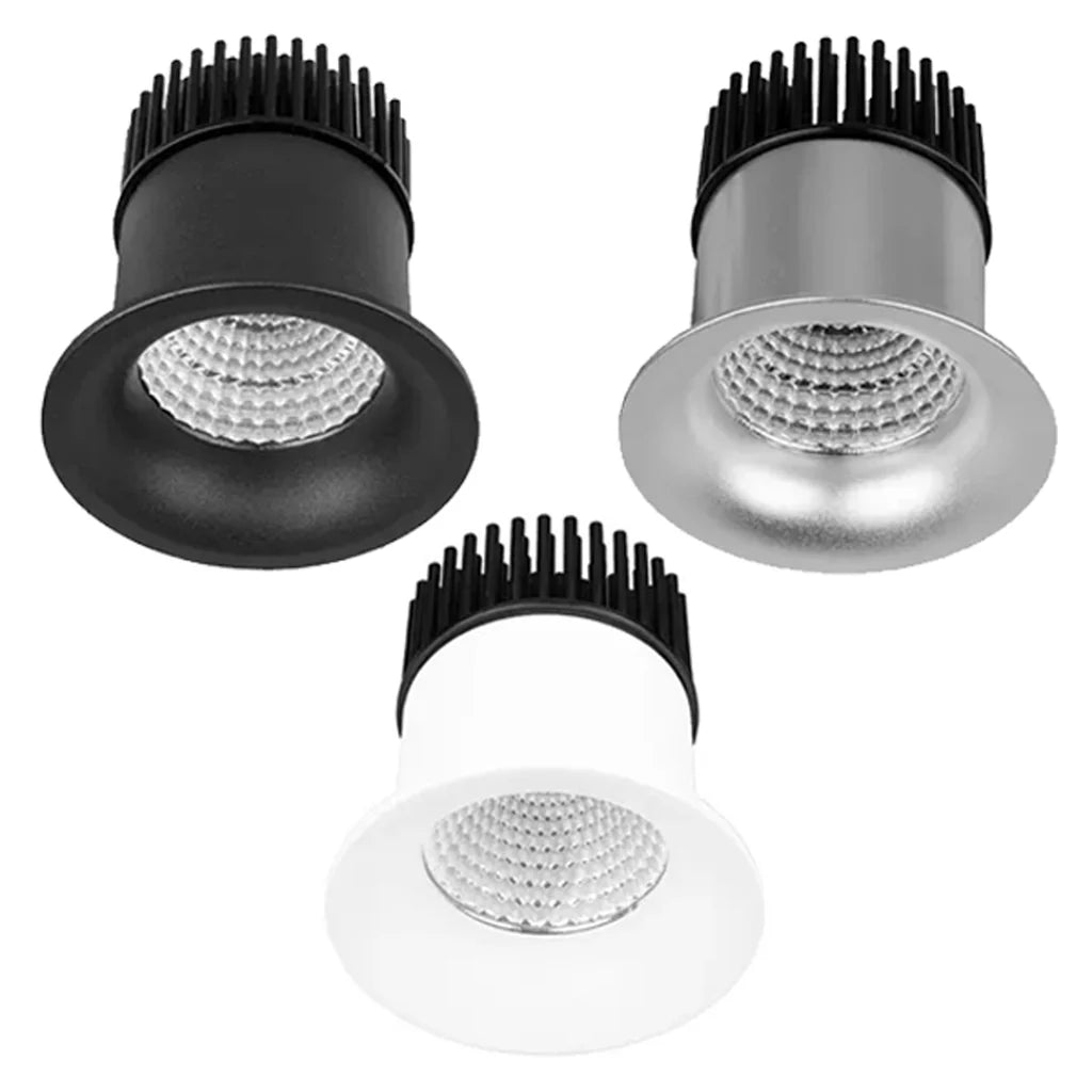 70mm LED Downlight 10w Black, Silver, White 2.7k/3k/4k/5k/Vivid CRI 90+ XDJ10 Trend Lighting - Mases LightingTrend Lighting