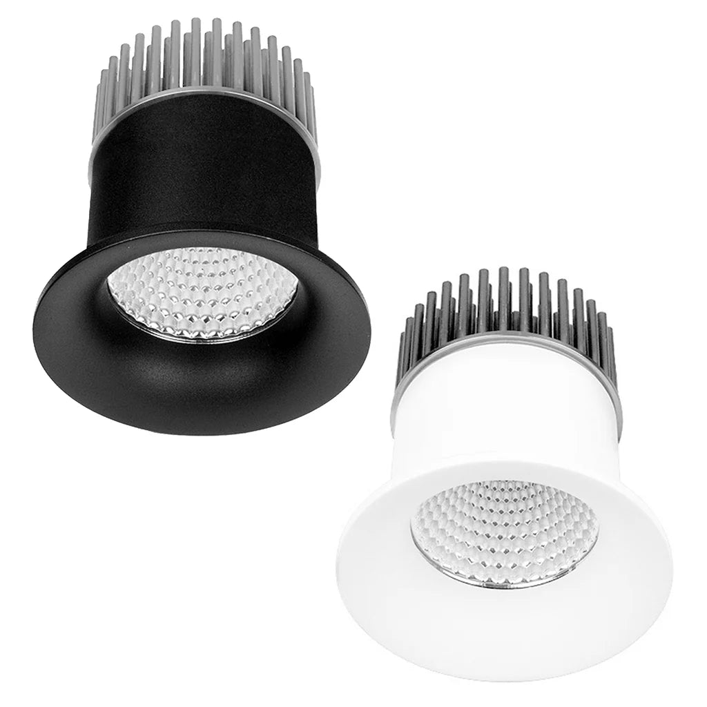70mm LED Downlight 10w Black, White 2.7k/3k/4k CRI 90+ P12J Trend Lighting - Mases LightingTrend Lighting