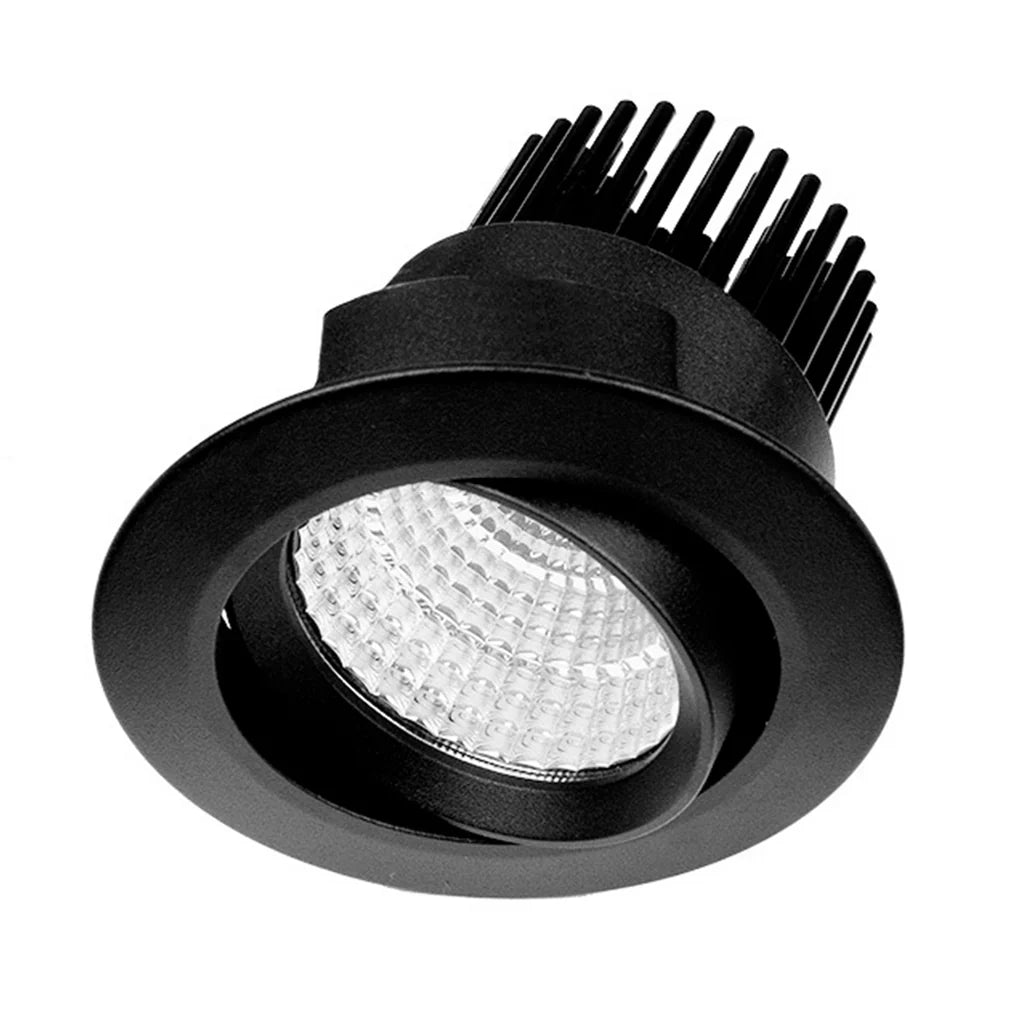 76mm Gimble LED Downlight 8.5w Black, White 3k, 4k RDA8 Trend Lighting (10 Pack) - Mases LightingTrend Lighting