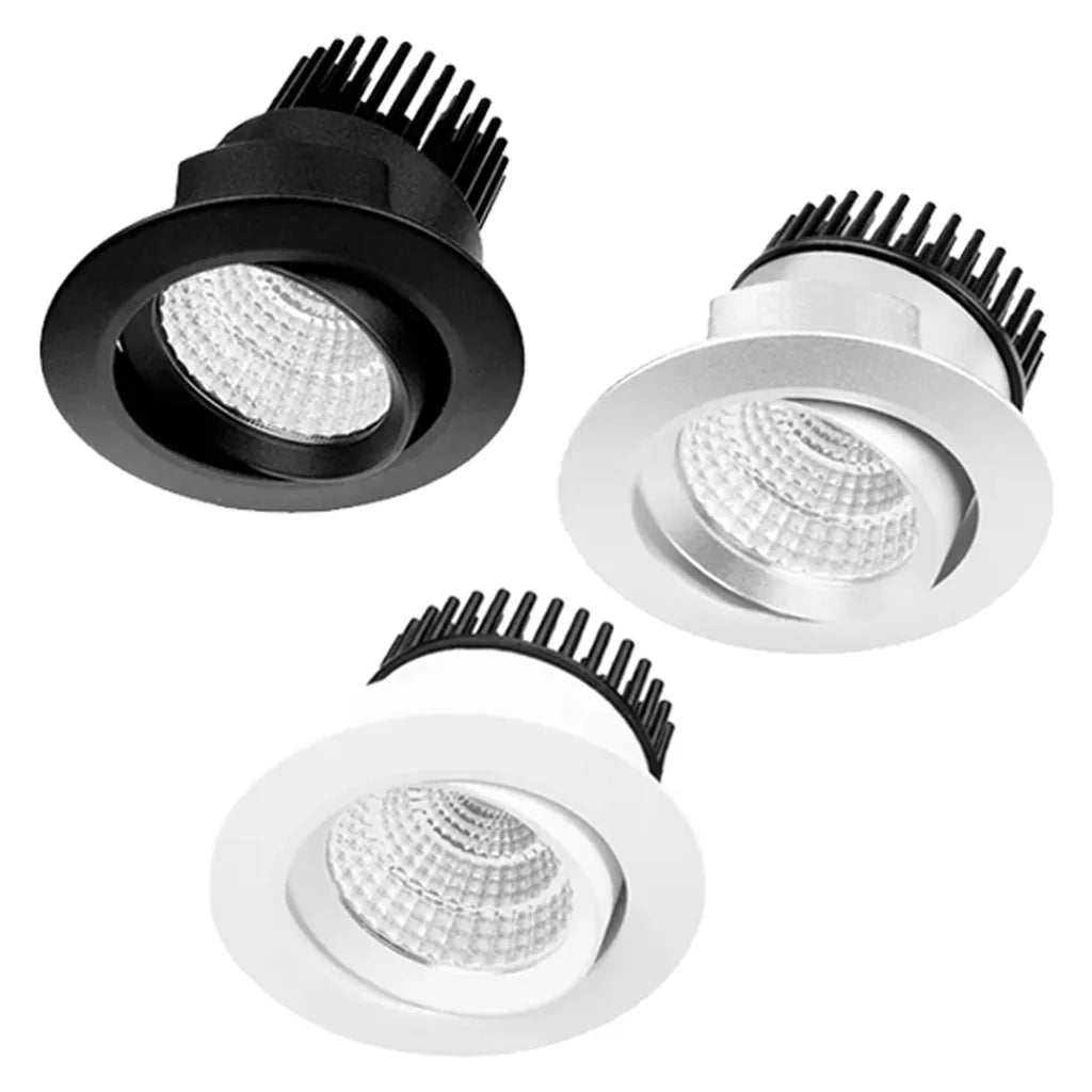 76mm LED Downlight 8.5w Black, White 3k, 4k RDA8 Trend Lighting - Mases LightingTrend Lighting