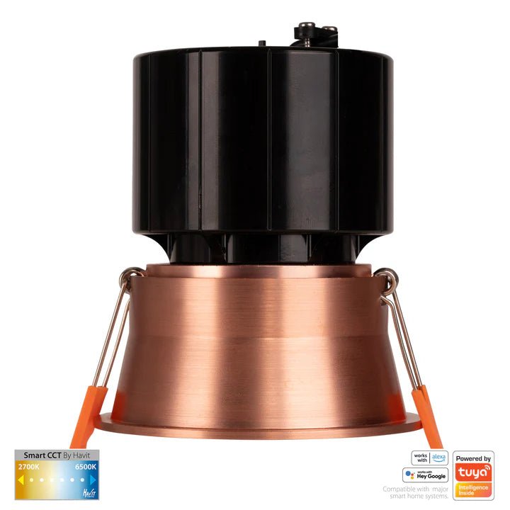 76mm Prime Wifi LED Downlight 12w CCT CRI 90+ HV5513CCT Havit Lighting - Mases LightingHavit Lighting