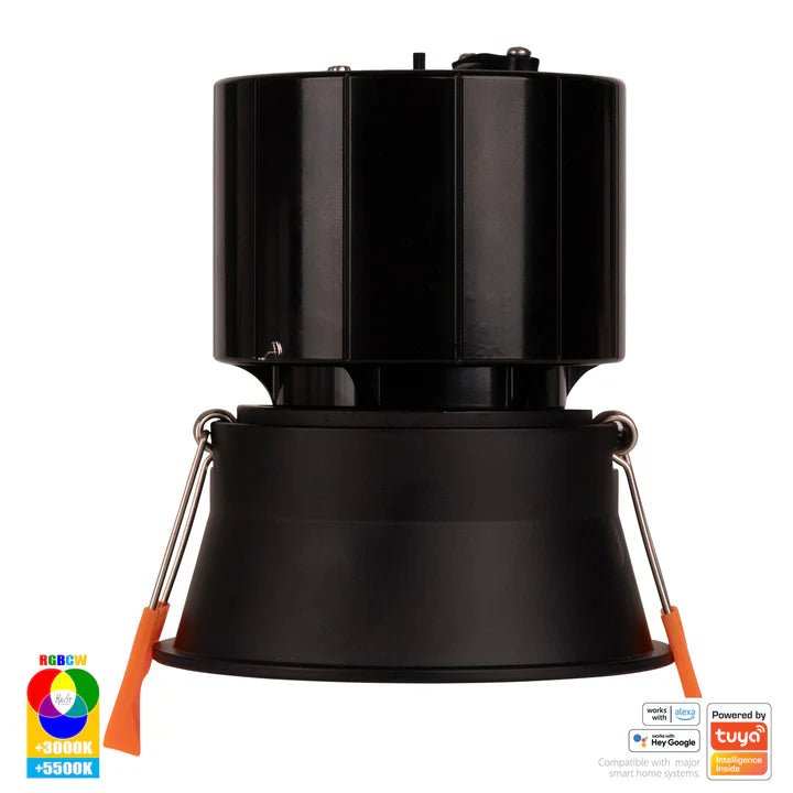 76mm Prime Wifi LED Downlight 12w RGBCW CRI 90+ HV5513RGBCW Havit Lighting - Mases LightingHavit Lighting