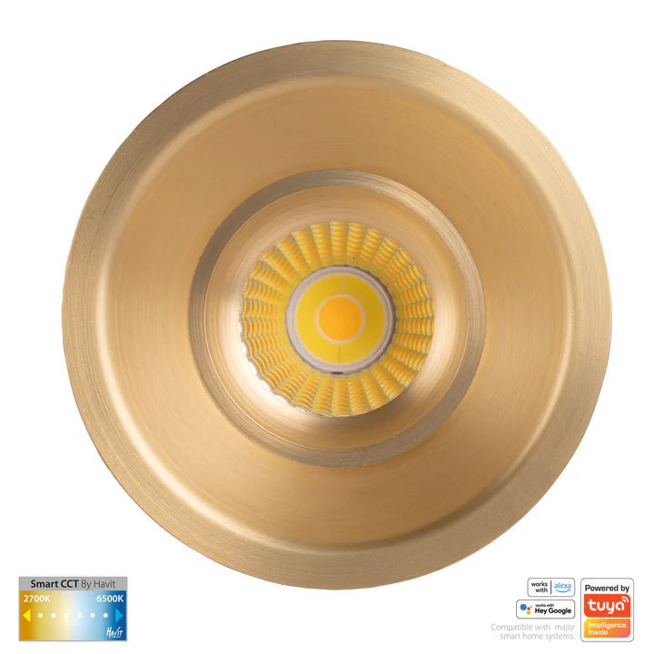 90mm Prime Deep Wifi LED Downlight 12w CCT CRI 90+ HV5514CCT Havit Lighting - Mases LightingHavit Lighting