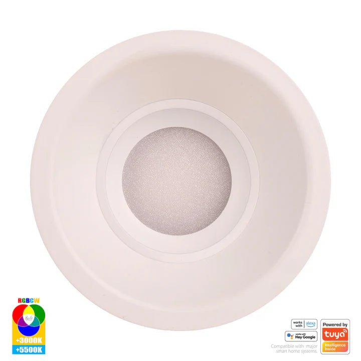 90mm Prime Deep Wifi LED Downlight 12w RGBCW CRI 90+ HV5514RGBCW Havit Lighting - Mases LightingHavit Lighting