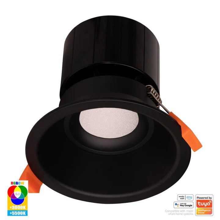 90mm Prime Deep Wifi LED Downlight 12w RGBCW CRI 90+ HV5514RGBCW Havit Lighting - Mases LightingHavit Lighting
