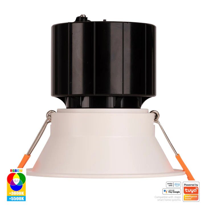 90mm Prime Deep Wifi LED Downlight 12w RGBCW CRI 90+ HV5514RGBCW Havit Lighting - Mases LightingHavit Lighting