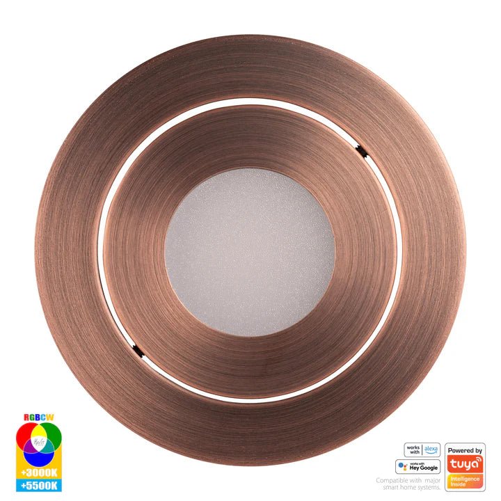 90mm Prime Wifi LED Downlight 12w RGBCW CRI 90+ HV5512RGBCW Havit Lighting - Mases LightingHavit Lighting