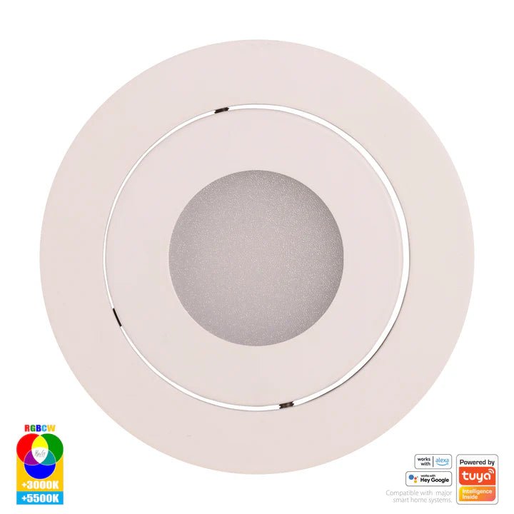 90mm Prime Wifi LED Downlight 12w RGBCW CRI 90+ HV5512RGBCW Havit Lighting - Mases LightingHavit Lighting