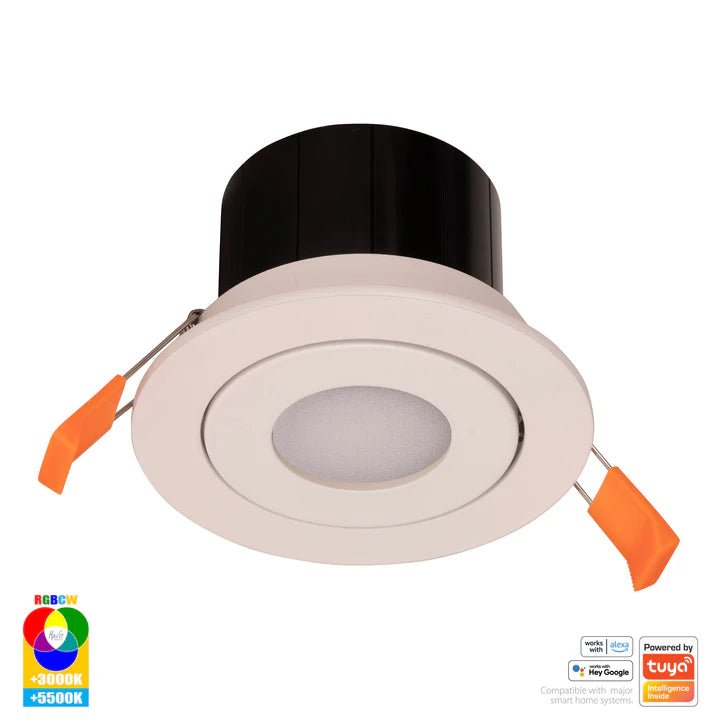 90mm Prime Wifi LED Downlight 12w RGBCW CRI 90+ HV5512RGBCW Havit Lighting - Mases LightingHavit Lighting