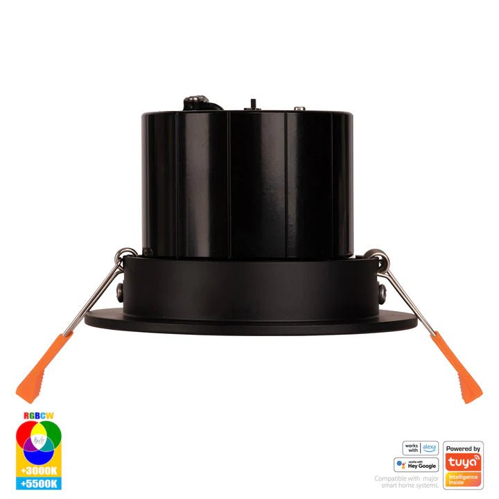90mm Prime Wifi LED Downlight 12w RGBCW CRI 90+ HV5512RGBCW Havit Lighting - Mases LightingHavit Lighting