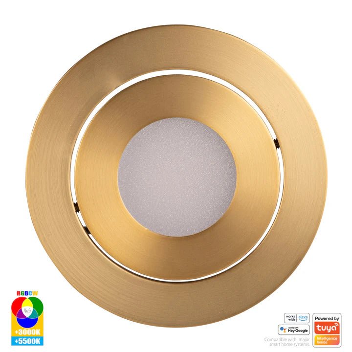 90mm Prime Wifi LED Downlight 12w RGBCW CRI 90+ HV5512RGBCW Havit Lighting - Mases LightingHavit Lighting