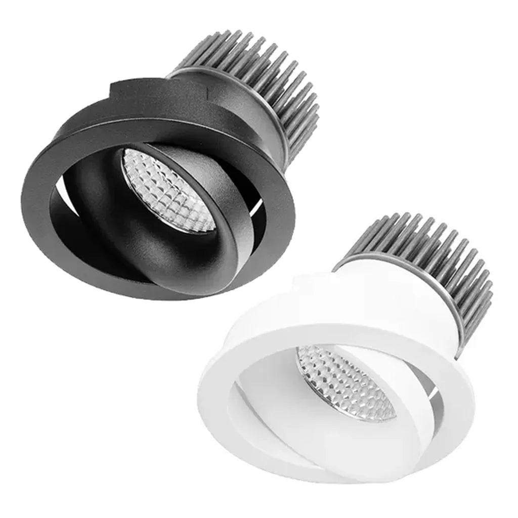 92mm LED Downlight 10w Black, White 2.7k/3k/4k P12G Trend Lighting - Mases LightingTrend Lighting