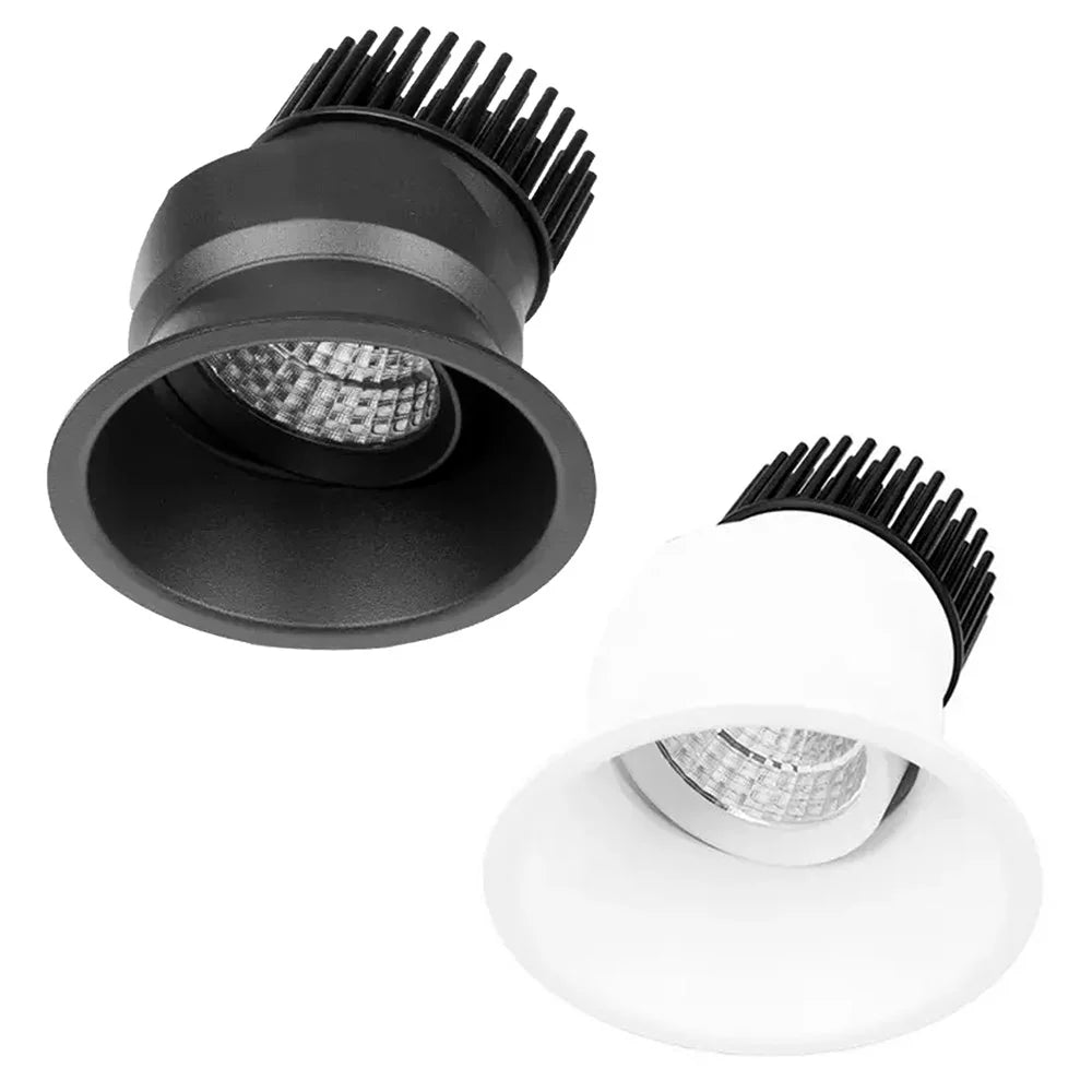 92mm Resiled LED Downlight 8w Black, White 3k, 4k CRI 90+ RDTL8 Trend Lighting - Mases LightingTrend Lighting