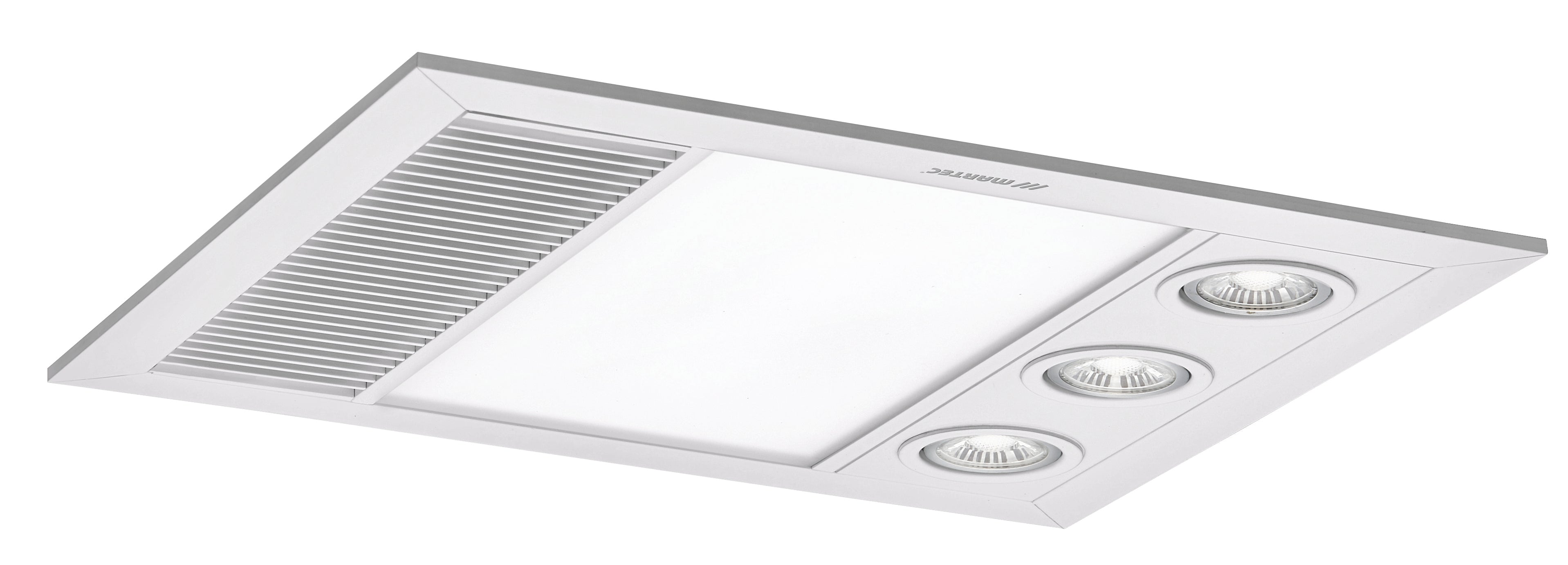 Martec 480m³/h Linear MINI in Bathroom Heater Exhaust Fan LED