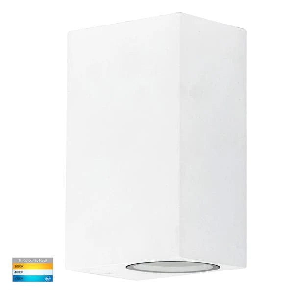 Accord Up & Down LED Wall Light TRI Colour in Black or White Havit Lighting - HV3632T - Mases LightingHavit Lighting