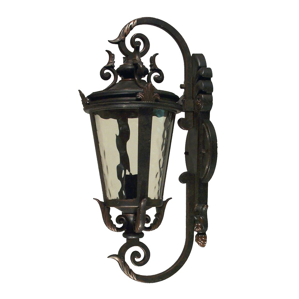 ALBANY Exterior Mini - Small- Medium Antique Bronze Wall Bracket Light - IP44 - Mases LightingLode Lighting