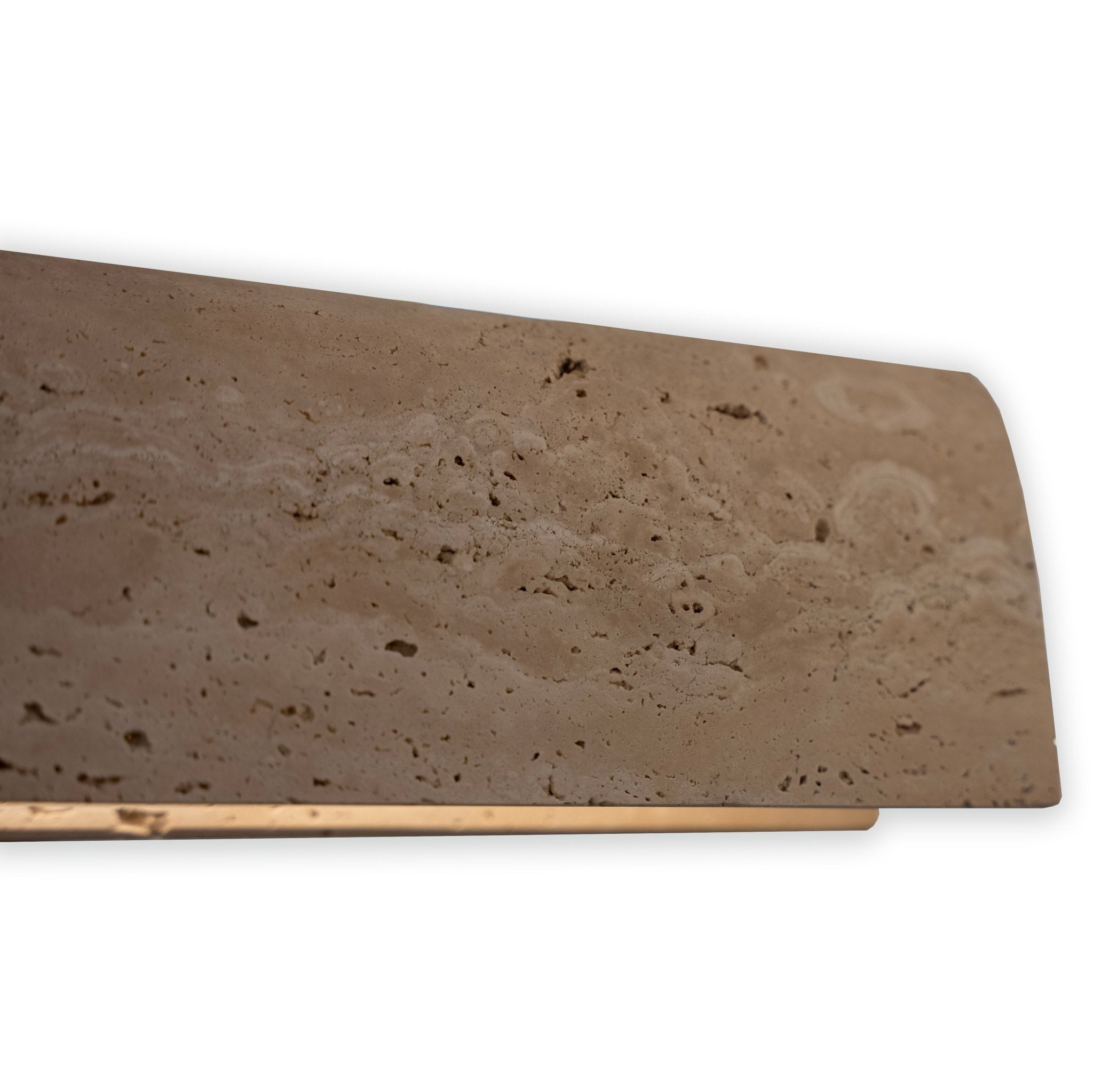 Arc Travertine Pendant Light - Mases LightingLighting Creations