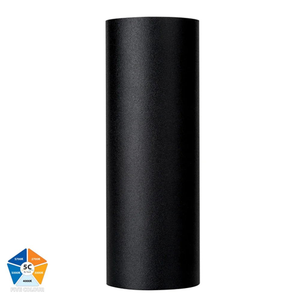 Aries Up & Down LED Wall Light CCT 12w Aluminium Black or White Havit Lighting - HV3626S - ALU - Mases LightingHavit Lighting