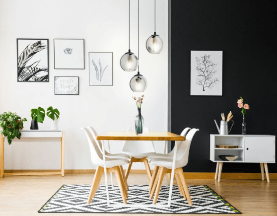 Ariscani Pendant Light 3Lt in Black