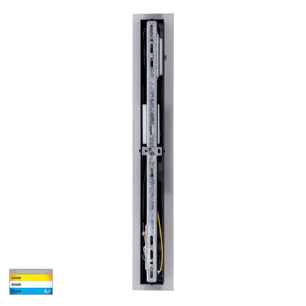 Barline Shadow Outdoor LED Wall Light 1000mm in Black, White Havit Lighting - HV3574T - Mases LightingHavit Lighting