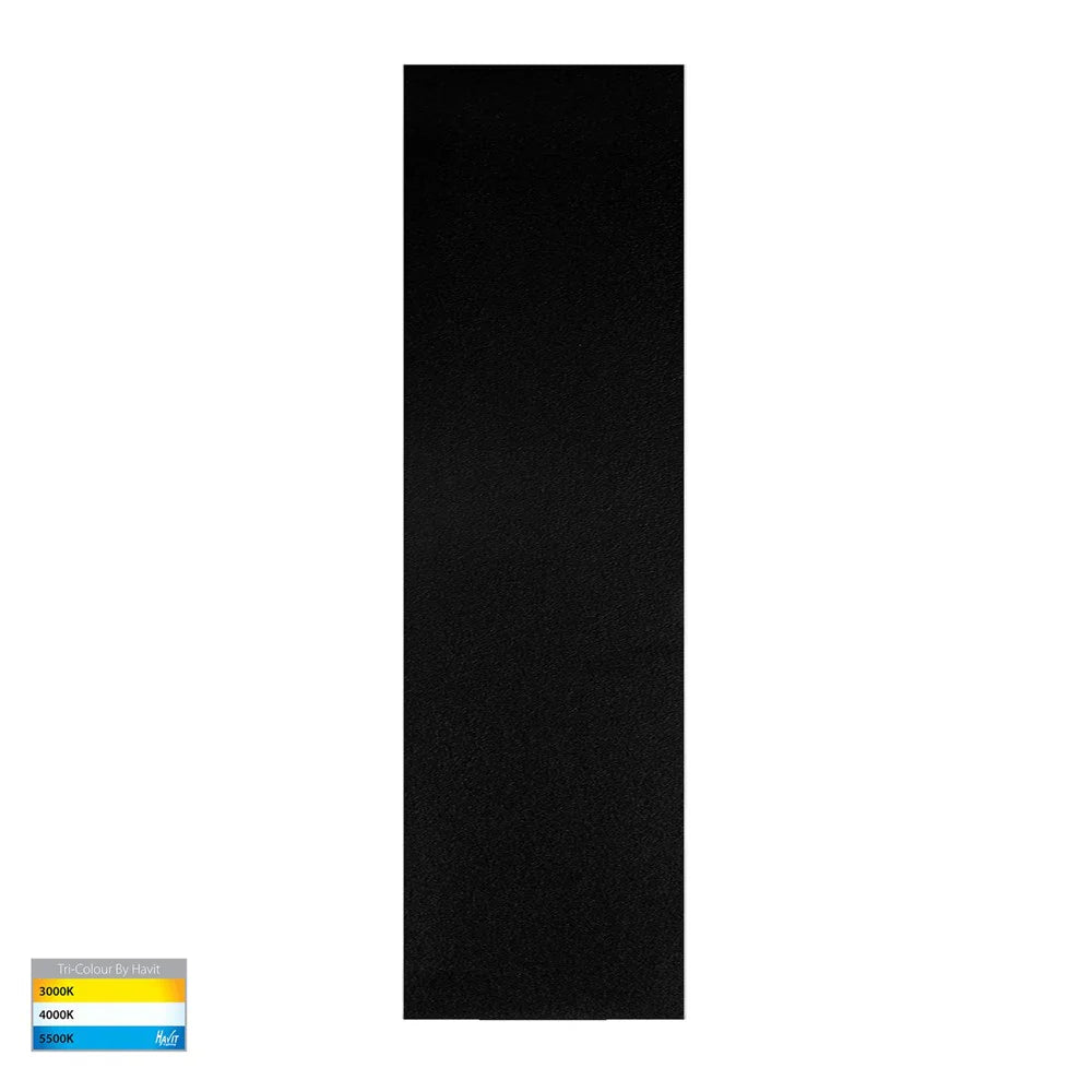 Barline Shadow Outdoor LED Wall Light 300mm in Black, White Havit Lighting - HV3571T - Mases LightingHavit Lighting