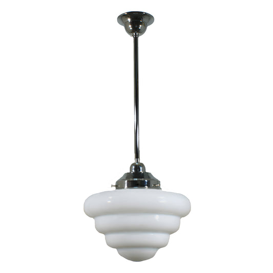 Beehive 10" 1 Light ROD Pendant Light - Black/Chrome/Polished Brass - Mases LightingLode Lighting