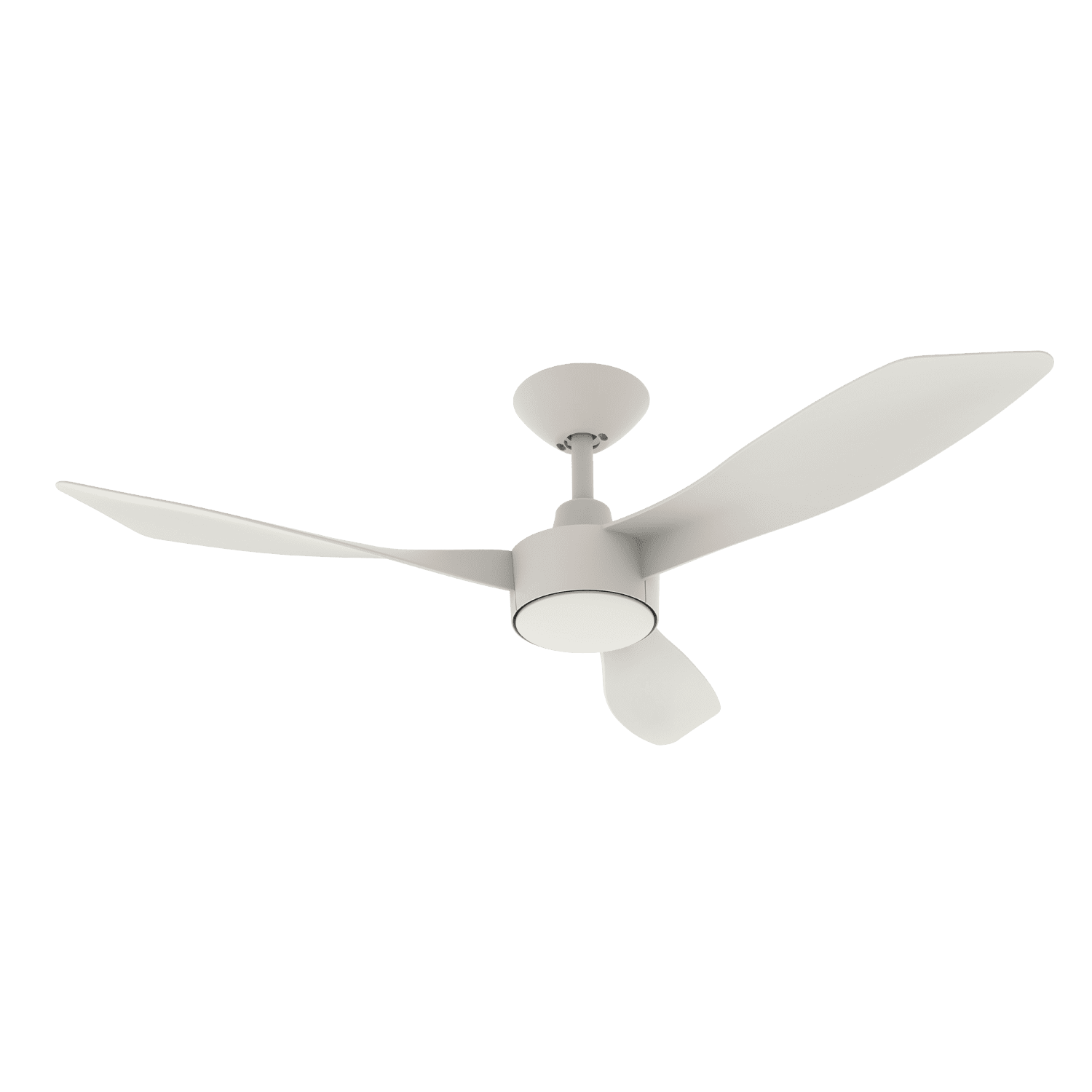 Blast 48" DC 3 Blade Ceiling Fan | White or Black - Mases LightingDomus