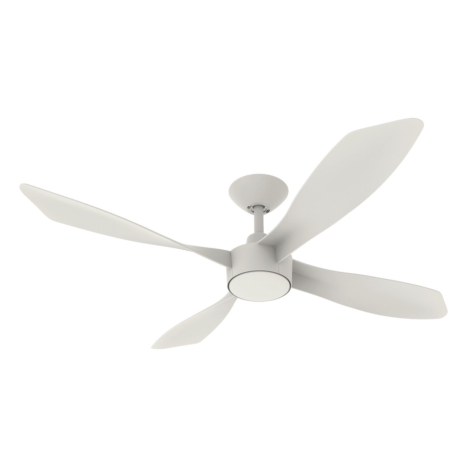 Blast 52" DC 4 Blade Ceiling Fan | White or Black - Mases LightingDomus