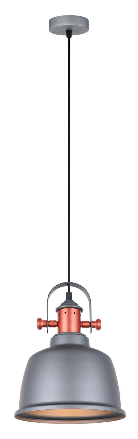 CLA ALTA - 1 Light Metal Pendant Matt White, Matt Black or Matt Grey - Mases LightingCLA
