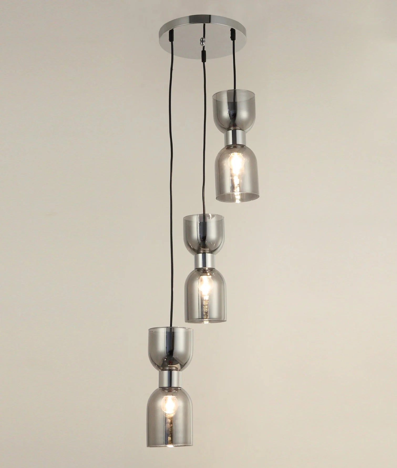 CLA CLESSIDRA Interior Ellipse Multiple Round Base Pendant Lights - Mases LightingCLA