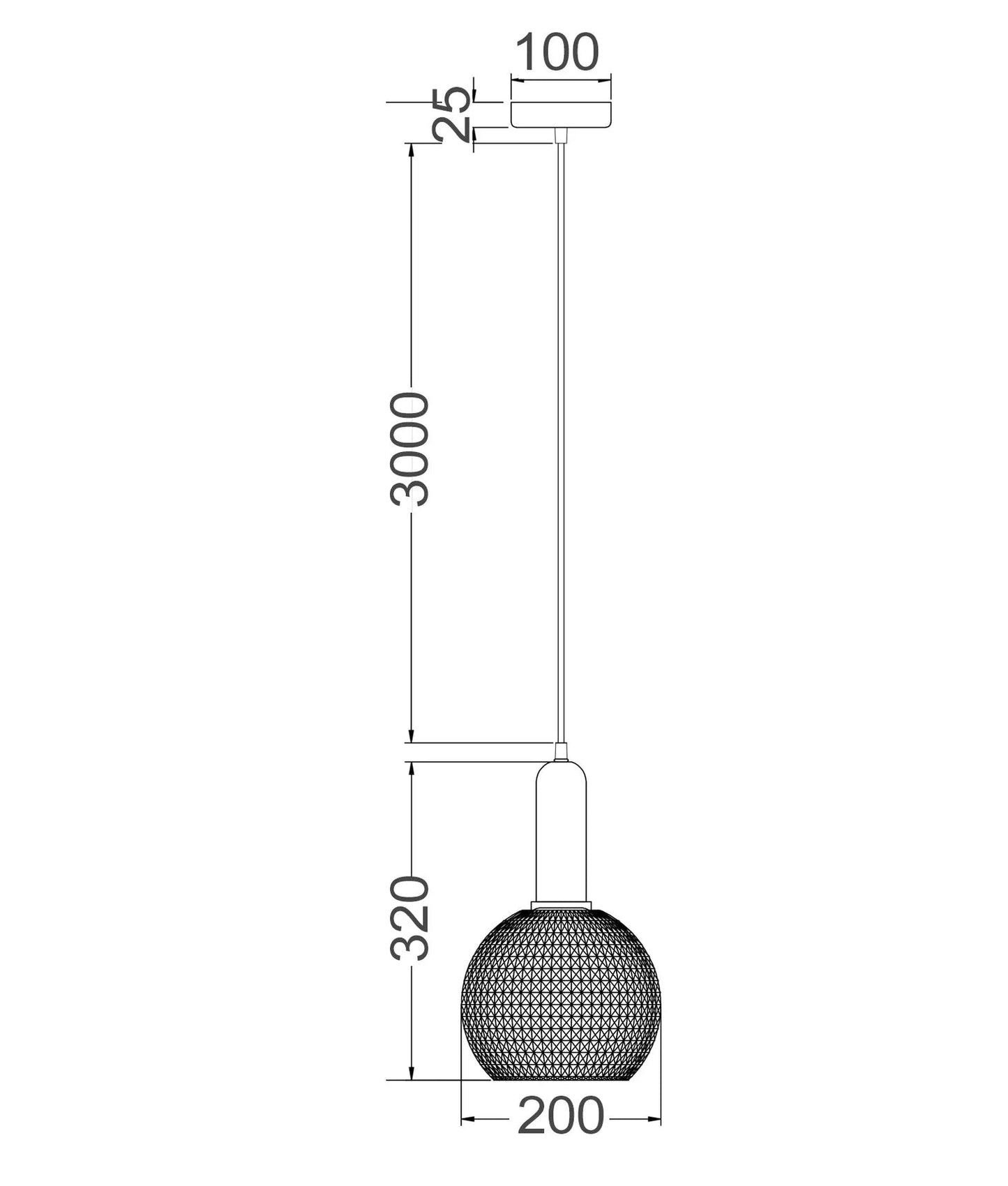 CLA PELOTA: Modern Interior Wine Glass Segmented Glass Pendant Lights - Mases LightingCLA