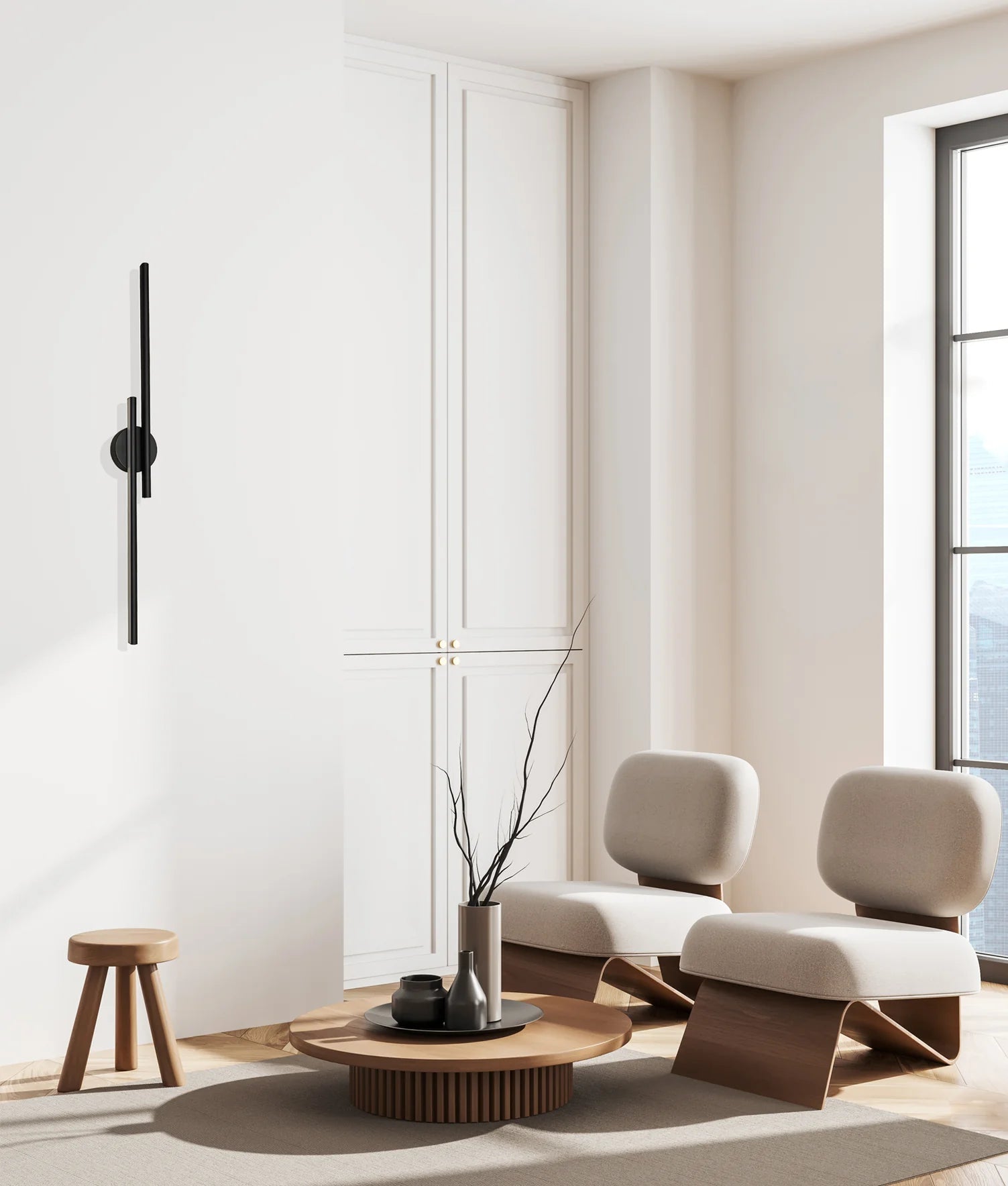 CLA Racha Interior Linear LED Tri - CCT Wall Lights - Mases LightingCLA