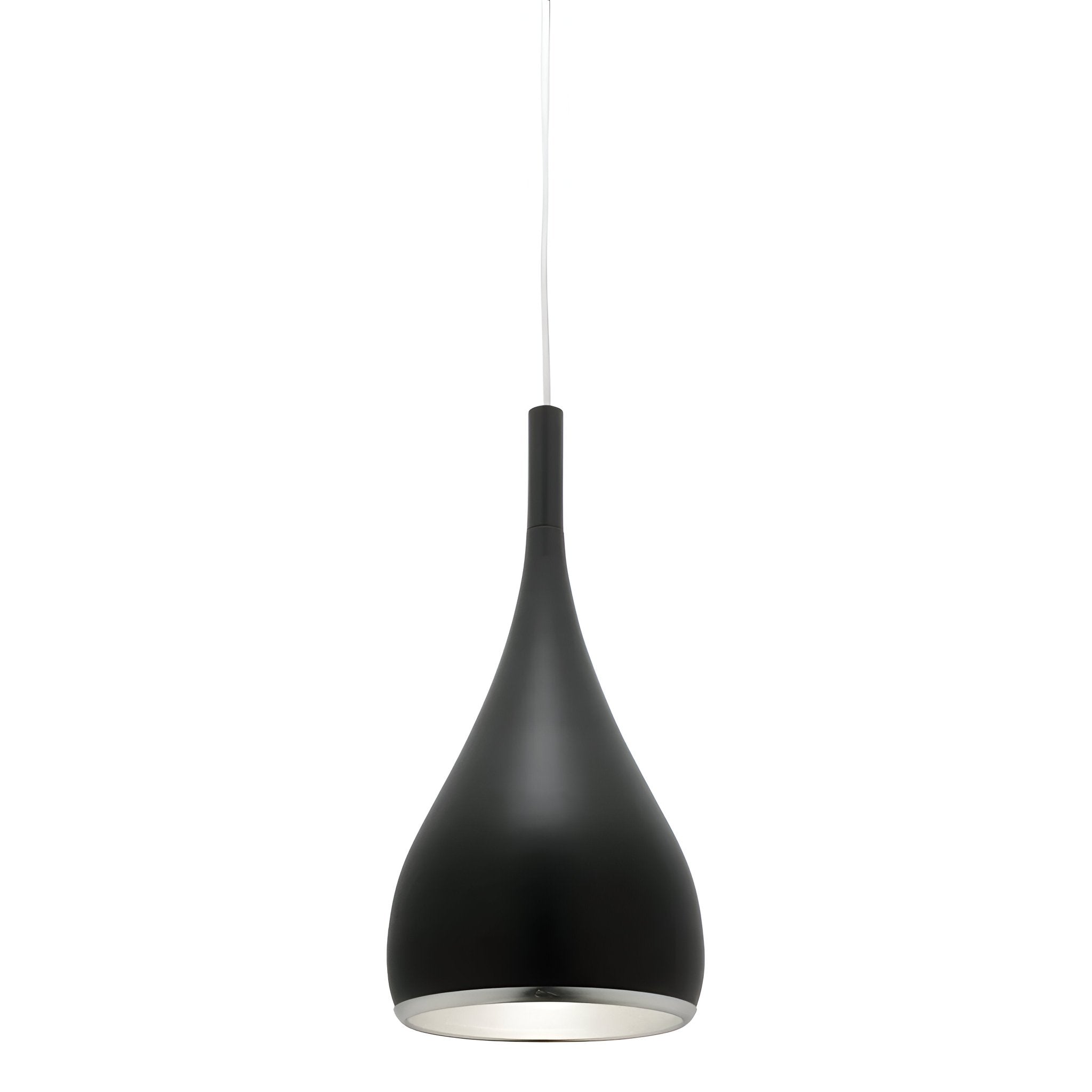 Cougar AERO 1lt Pendant - Matt Black - Mases LightingCougar Lighting