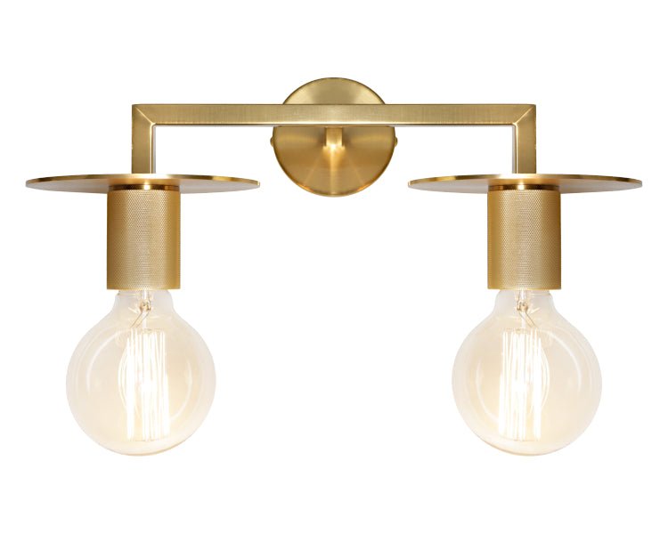 Cougar Inka 2 Light Wall Light Gold - INKA2WGLD - Mases LightingCougar Lighting