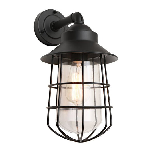 Cougar Lincoln External Wall Light White or Black - Mases LightingCougar Lighting