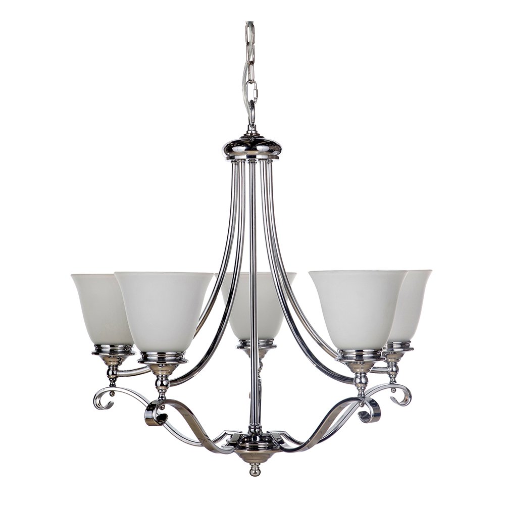 DALLAS 5 Light Chrome or Bronze Pendant Light - Mases LightingLode Lighting
