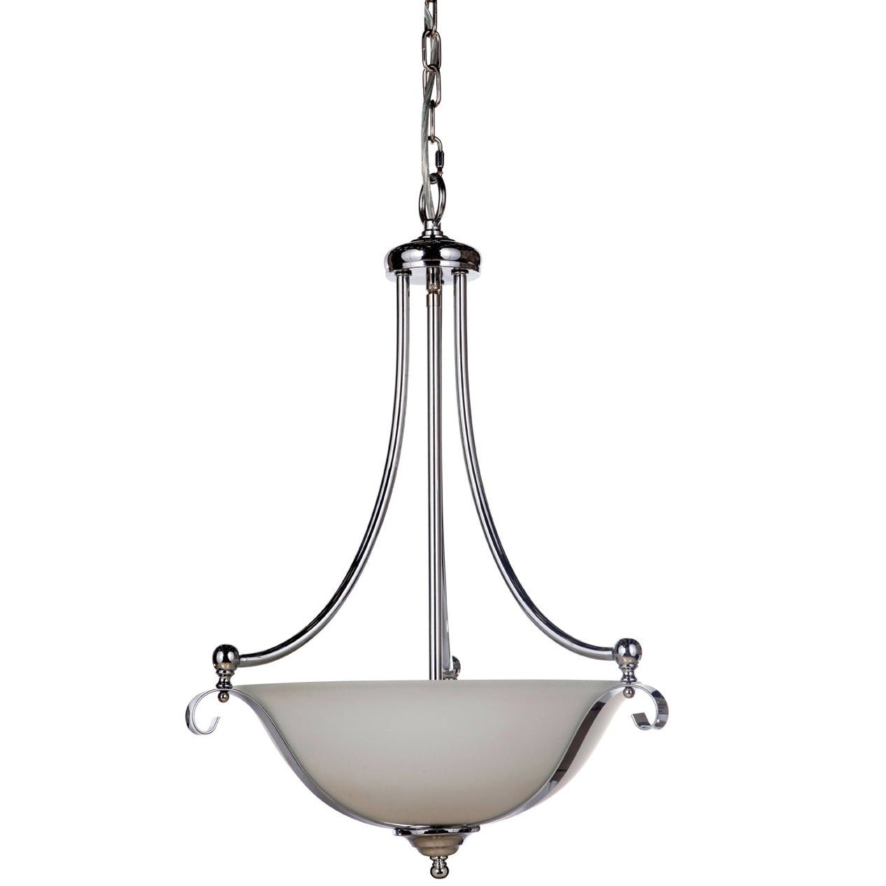 DALLAS Chrome or Bronze Single Pendant Light - Mases LightingLode Lighting