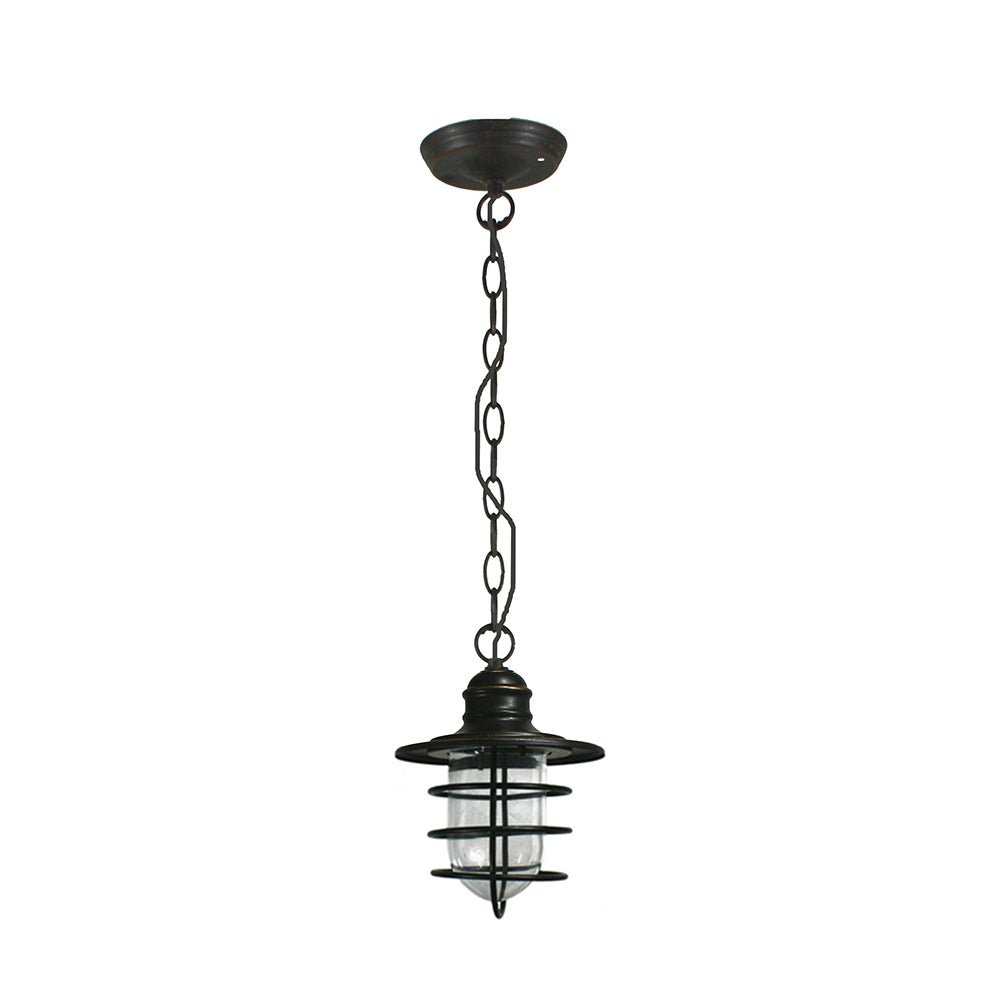 DOCKYARD Chain 1 Light Antique Bronze Pendant Light - Mases LightingLode Lighting