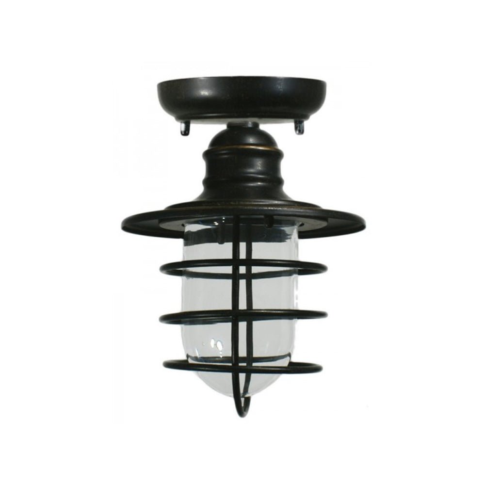 DOCKYARD Under Eave 1 Light Antique Bronze Pendant Light - Mases LightingLode Lighting