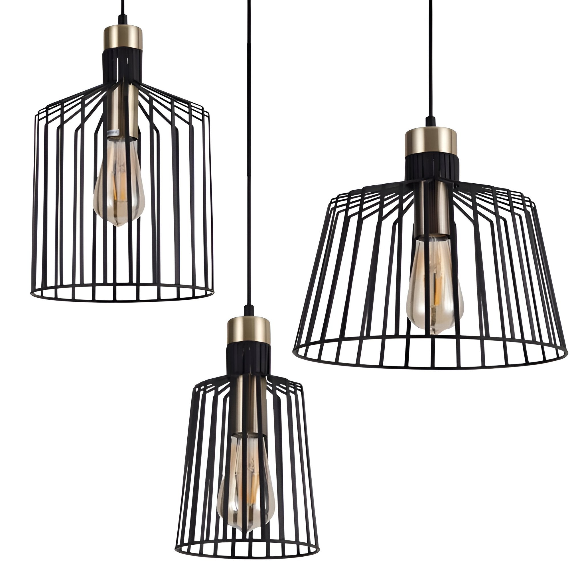 Domus ASHLEY-PDT Ashley Caged 1 light E27 240v Pendant - Mases LightingDomus