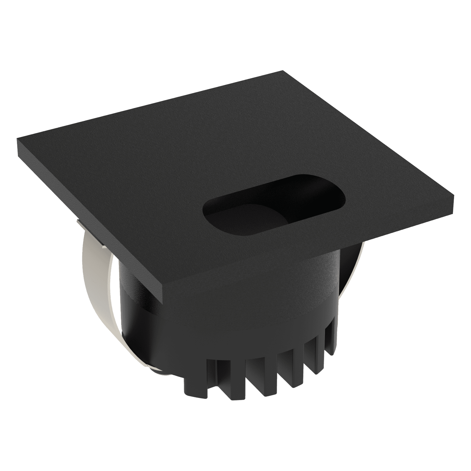 Domus Aura Recessed LED Step Light 3W Tri-Colour - Black or White - Mases LightingDomus Lighting