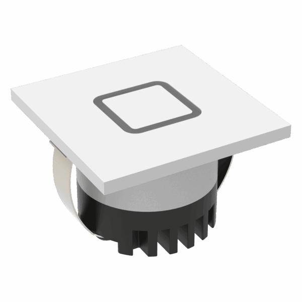 Domus Aura Recessed LED Step Light 3W Tri-Colour - Black or White - Mases LightingDomus Lighting